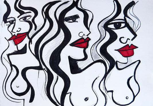 Ibiza life drawing IV