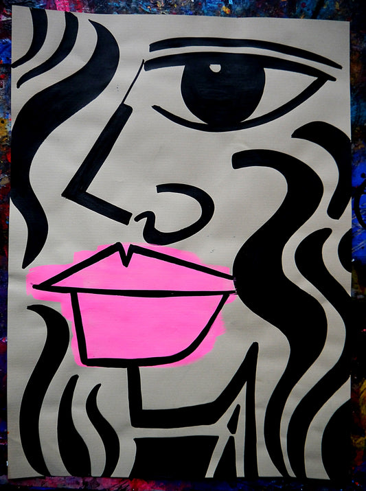 pink lips