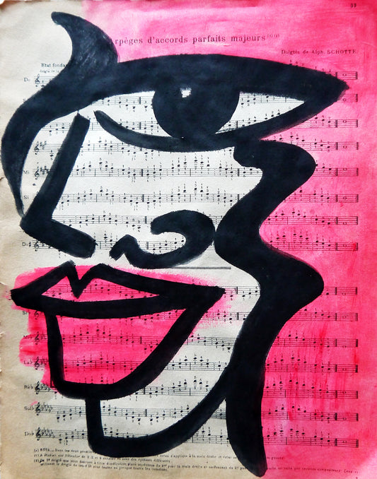 Pink piano Paris